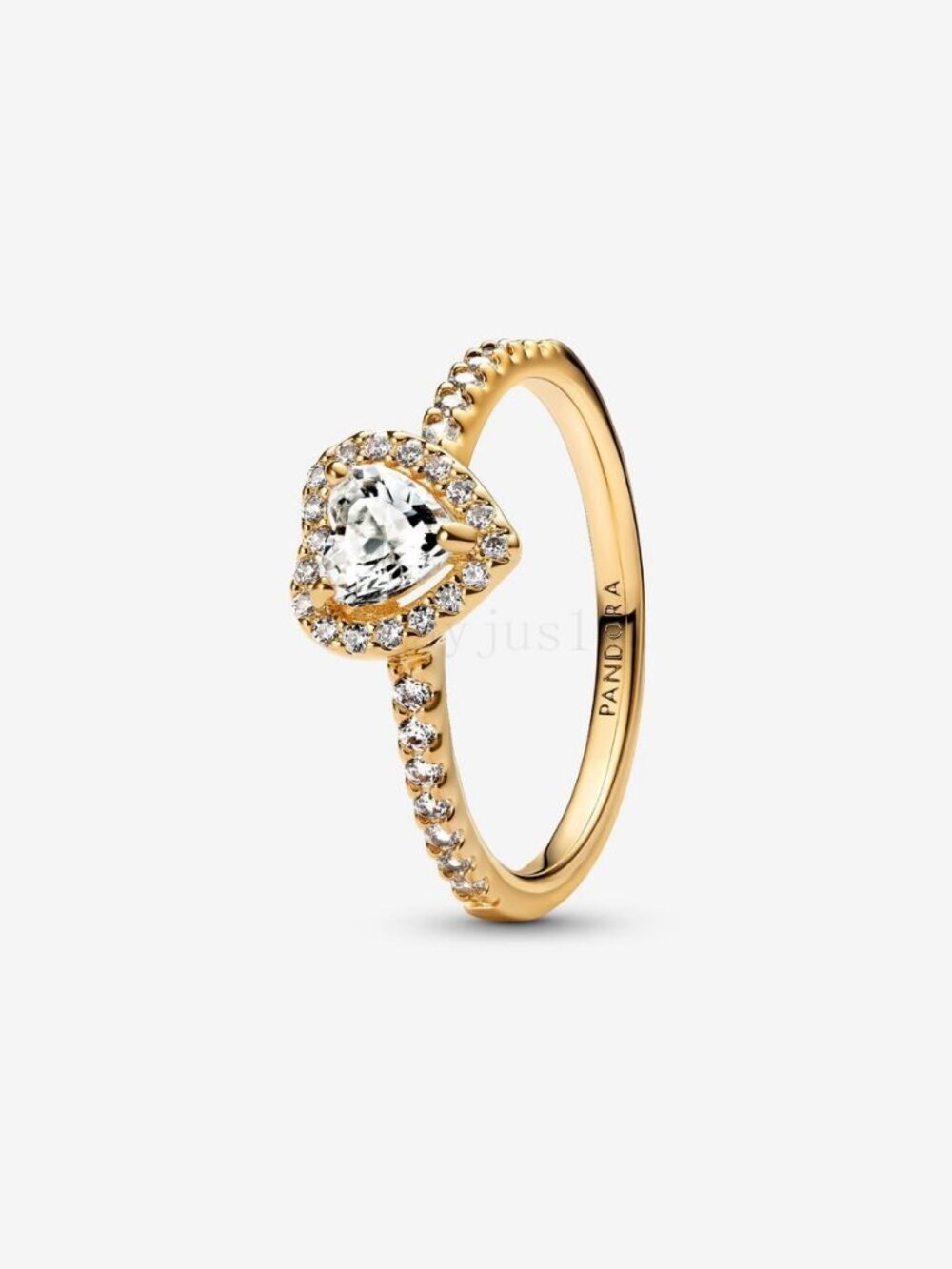 Pandora Elevated Heart Ring